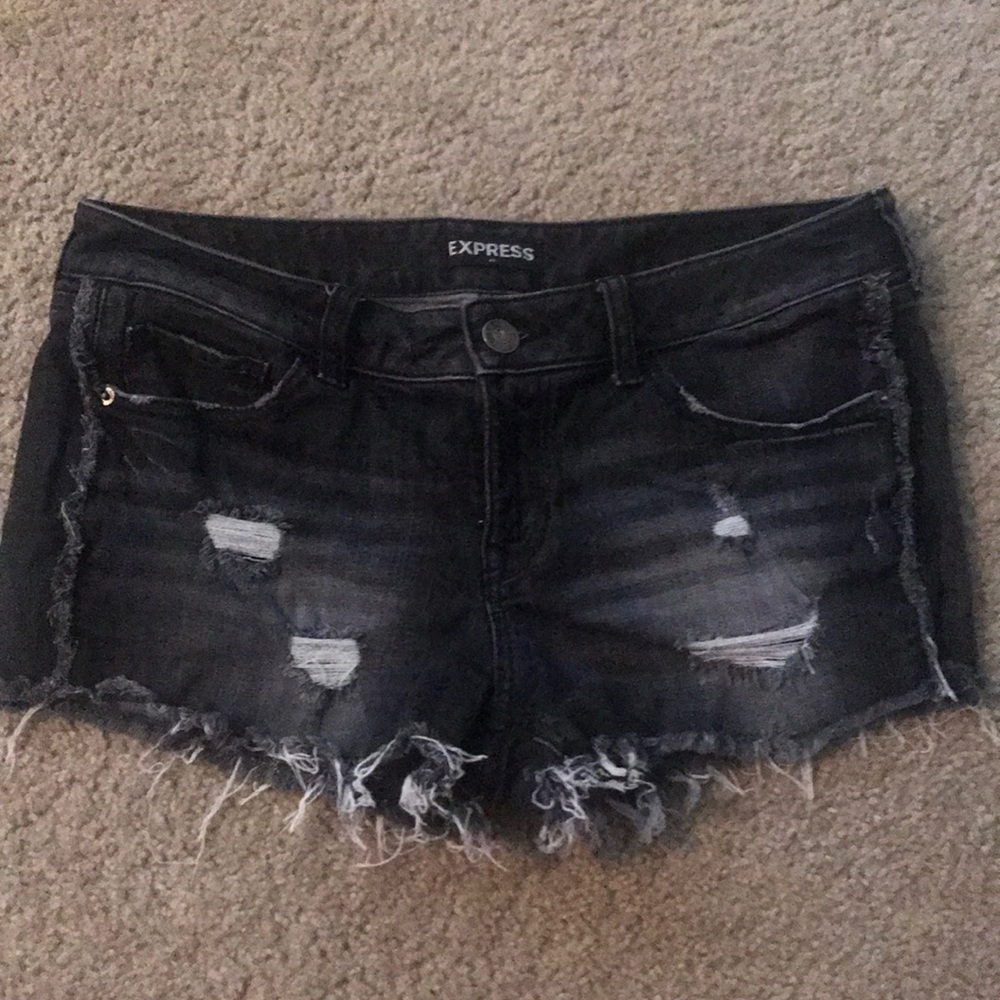 Express EUC Black shortie size 8